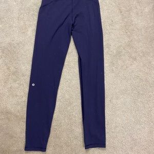 Navy Lululemon leggings
